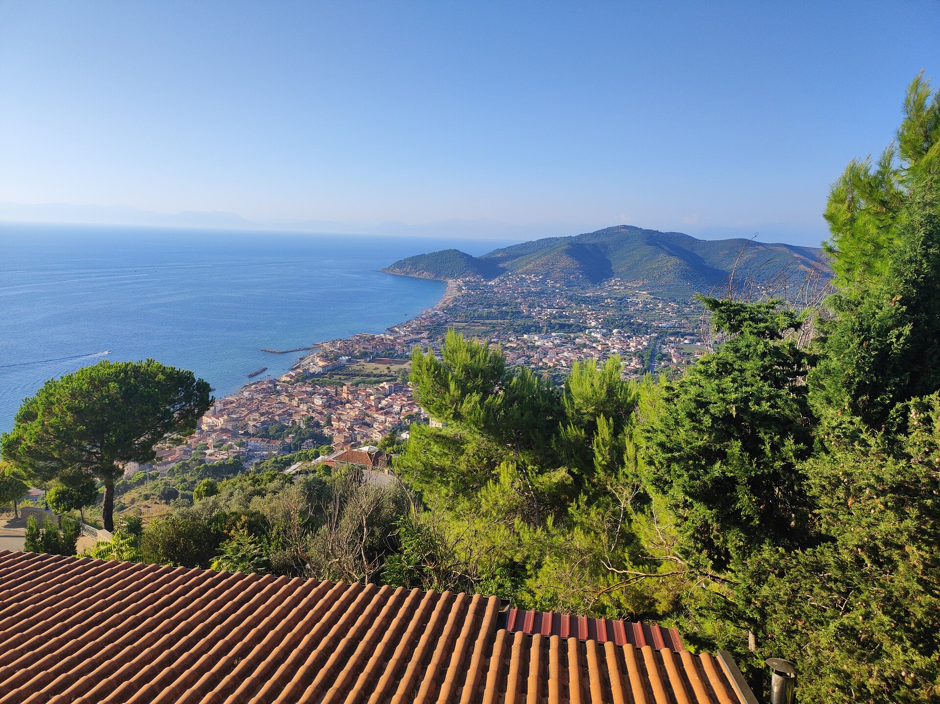 Paesaggio di Castellabate nel Cilento
